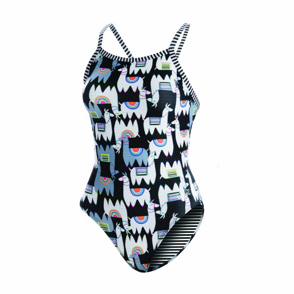 Dolfin Uglies Ladies V-2 Back print-Alpaca Party