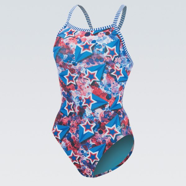 Dolfin Uglies Ladies V-2 Back print-Liberty