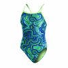 Dolfin Uglies Ladies V-2 Back print-Waves for Days